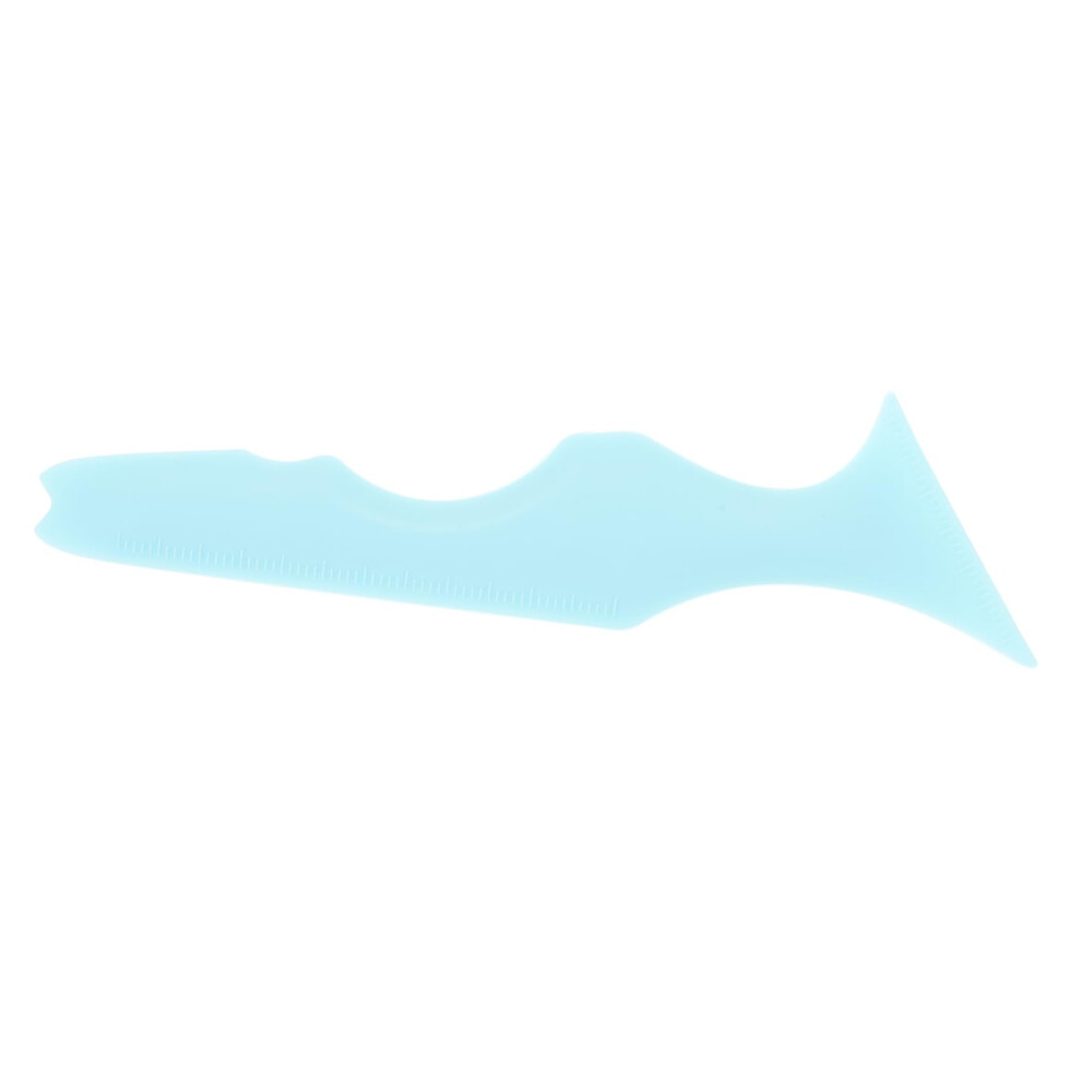 Blue Eyeliner Stencil Silicone Makeup Tool For Precise Symmetrical Eye Makeup, Reusable Aid