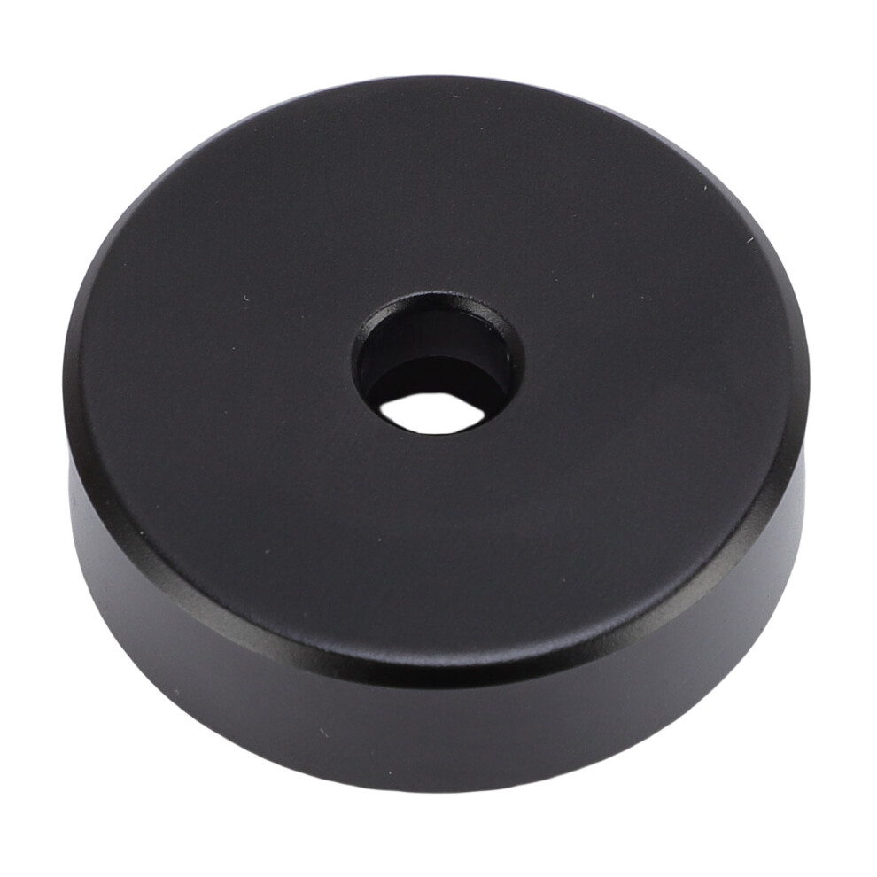 45 Rpm Record Adapter For 7 Inch Turntables, Aluminum Alloy, Black 7631380697769