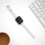 Μεταλλικό λουράκι μπρασελέ για Apple Watch, λεπτό και λεπτό δέρμα συμβατό με 42 4