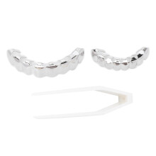 Modisches Dental-Accessoire-Set, säure- und laugenbeständige Präzisionspinzette aus Kunststoff mit Polstern für Kostümveranstaltungen inklusive