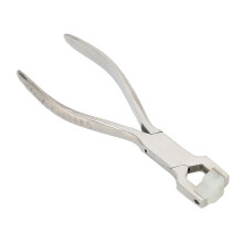 Alicates para doblar anillos, herramienta para reparación de joyería, diseño ergonómico, acero inoxidable duradero, mordazas suaves, ideal para