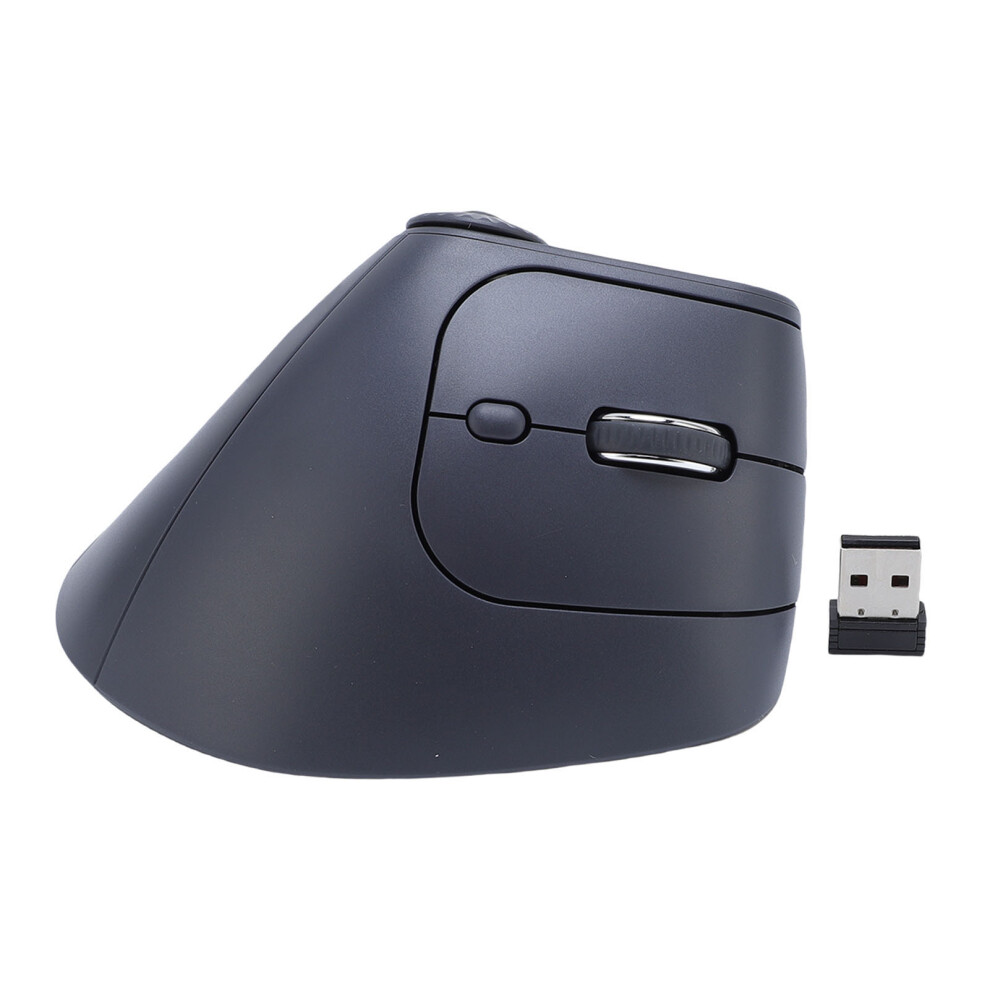 Ergonomic Vertical Wireless Mouse 1000/1200/1600/2400 Dpi Rechargeable Bluetooth & 2.4Ghz Switchablesilent For Laptop/Desktop 4031380699214
