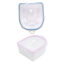 2pcs Professional Nail Soak Bowl for Quick Gel Removal and Comfortable Manicure Hand Care