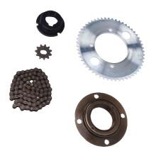 25H 82 Glieder Kette & 55T 11T Ritzelset für Motorräder ATV Stahl