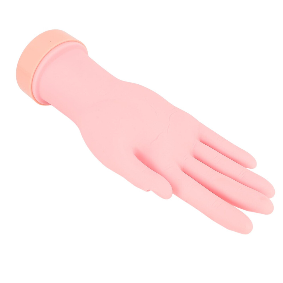 Nail Practice Hand with Realistic Finger Movement for Manicure Training and Nail Art Display
