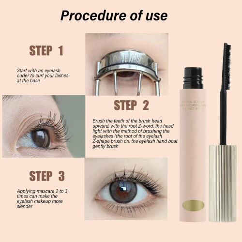 Volumizing and Lengthening Mascara with Precision Comb Brush for LongLasting Curl Effect 1