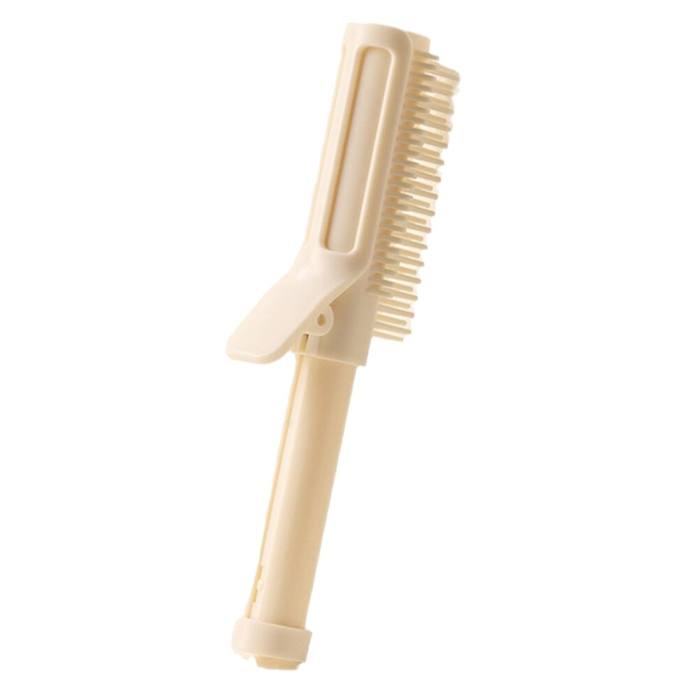 Hair Styling Brush with Retractable Curling Bristles and Gentle Detangling for All Hair Types