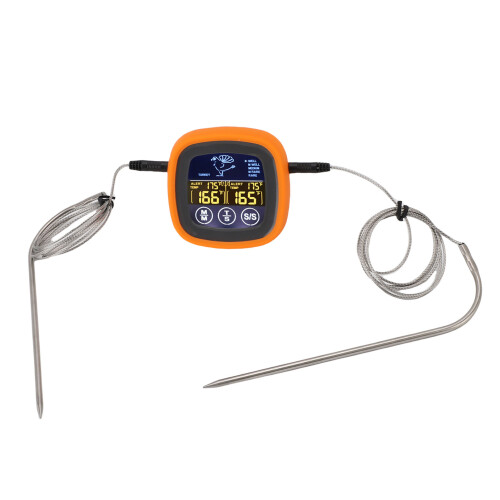 Touchscreen 2-Sonden-Fleischthermometer 7,9  7,9  2,7 cm