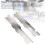 Küchenlückenabdeckung 35-70cm, Edelstahl, Silber 6