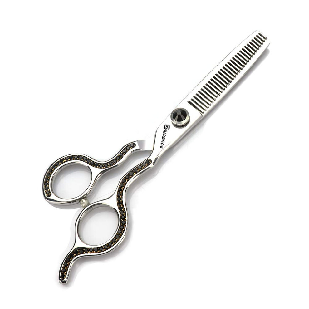 Professional Hairdressing Scissors Set 6 Inch Thinning Shears with Comb Case and Adjustable Screw