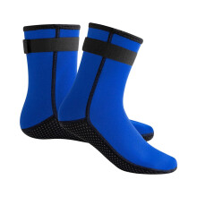 Wetsuit Socks Neoprene Diving Socks Unisex Anti Slip Water Booties For Snorkeling Surfing Kayaking Blue Size 38