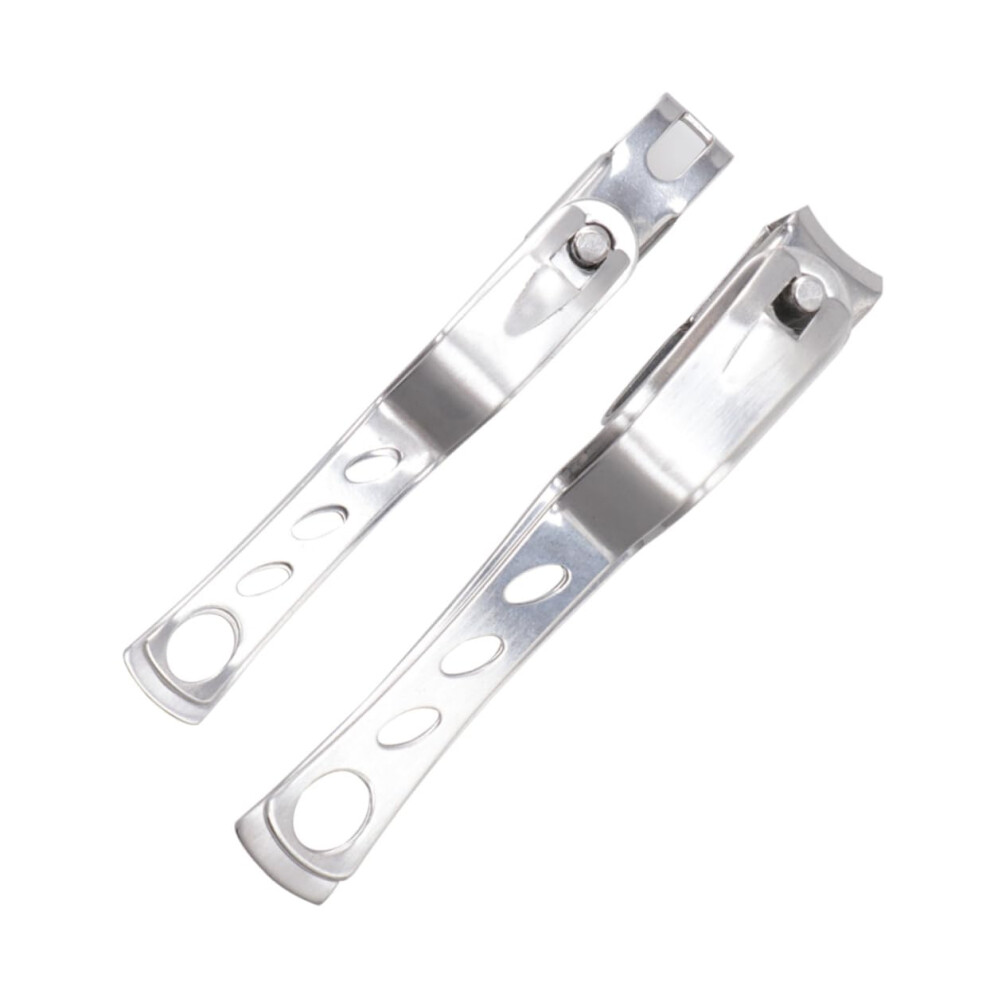 4pcs Stainless Steel Nail and Toenail Clippers for Thick Nails with Ergonomic Comfort Grip