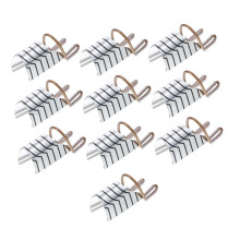 10pcs Reusable Aluminum Nail Forms for Extensions and French Manicure DIY Nail Art Tools