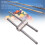Edelstahl-Pool-Queue-Spitzendrucker 10-14 mm Billard-Stick-Werkzeug 3