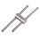 Edelstahl-Pool-Queue-Spitzendrucker 10-14 mm Billard-Stick-Werkzeug 7