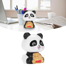 Sonnenbetriebene Panda-Nickfigur, Autoschmuck, Kunststoffspielzeug
