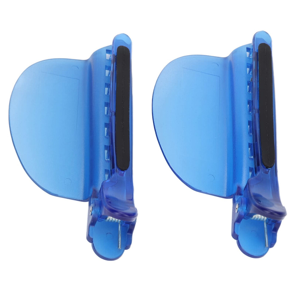 Hair Sectioning Clips Heat Resistant Blue Butterfly Wing for Extensions and Highlighting 2PCS