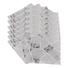 500 Sheets White Pulp Sandwich Wrapping Paper, Greaseproof, Non-Stick
