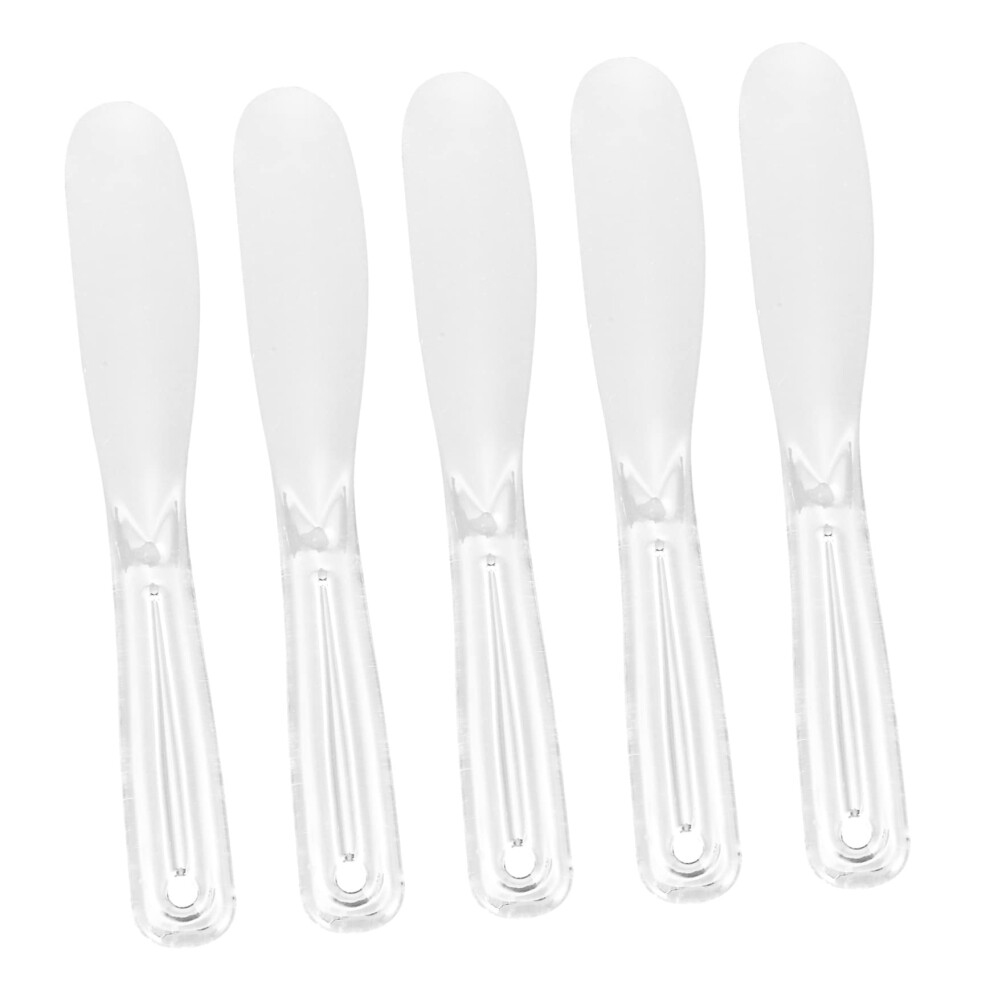 Facial Mask Spatula Set for Hygienic Skincare Mixing and Even Application â Transparent Plastic