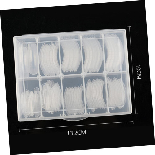 Clear Nail Extension Tips with Scale 120pcs Multiple Sizes for DIY and Professional Manicure 2