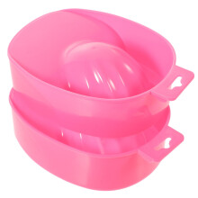 Manicure Soaking Bowl Plastic Nail Polish Remover Bowl for Cuticle Softening and Nail Art Prep