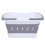 Foldable Bath Toy Storage Basket 15x20x28.3cm Grey Quick Drain 1