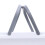 Foldable Bath Toy Storage Basket 15x20x28.3cm Grey Quick Drain 8