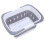 Foldable Bath Toy Storage Basket 15x20x28.3cm Grey Quick Drain 14