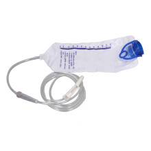Kit di sacchetto per clistere domestico da 1200 ml, in PVC resistente, ideale per alleviare la stitichezza in viaggio