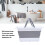 Foldable Bath Toy Storage Basket 15x20x28.3cm Grey Quick Drain 4