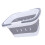 Foldable Bath Toy Storage Basket 15x20x28.3cm Grey Quick Drain 11
