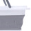 Foldable Bath Toy Storage Basket 15x20x28.3cm Grey Quick Drain 6