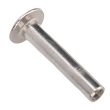 100 Pairs M3 Stainless Steel Rivet Nut Set 4x20x8.5mm for Leather Crafts