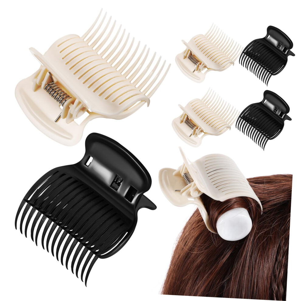 Hot Roller Clips Large Size for Thick Hair 12 Pcs Heat Resistant Curling Claw Clips Firm Hold