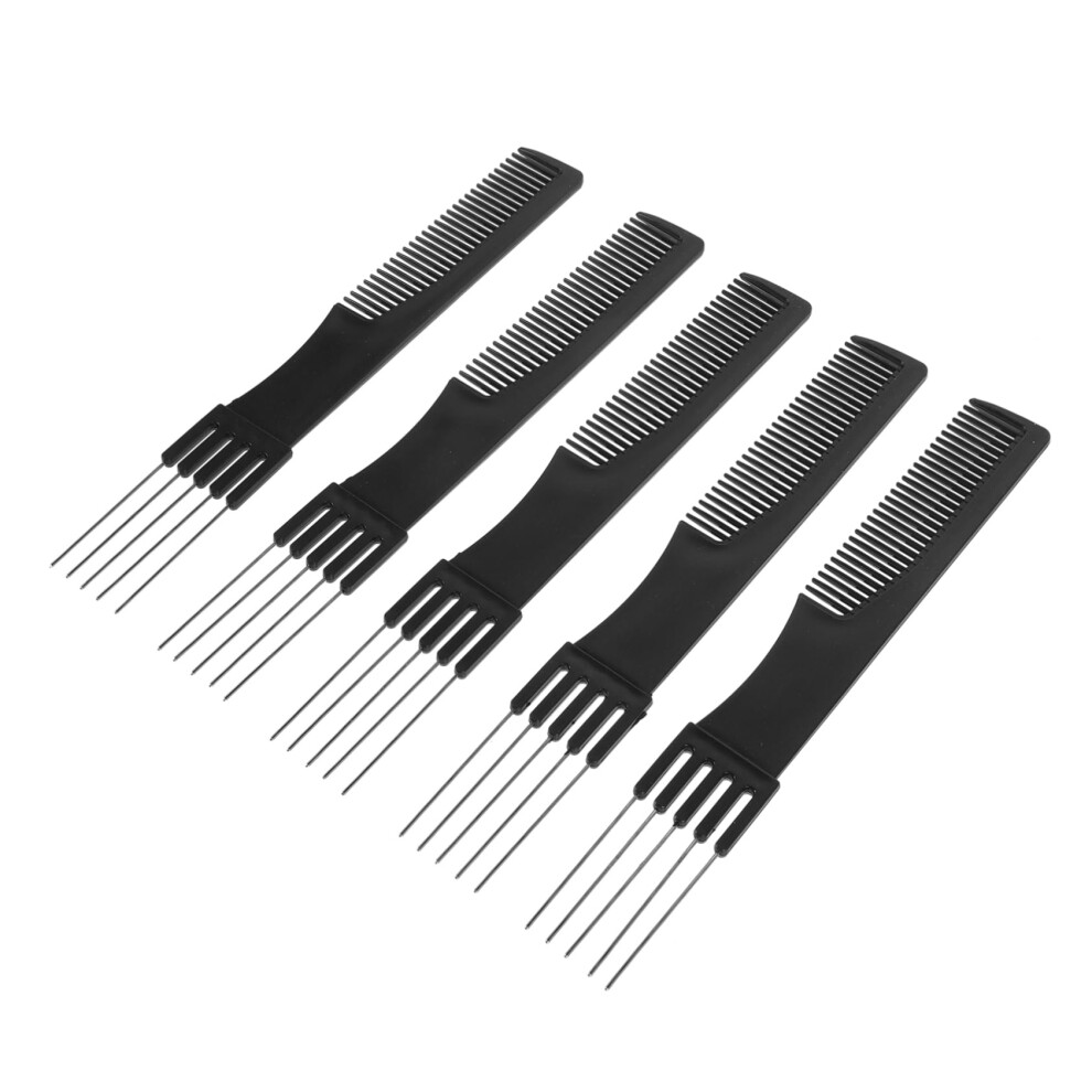 Unisex 2 In 1 Hair Pick And Detangling Comb Set With Ergonomic Grip For Professional Styling Men Women
