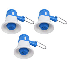 Mini Blue 3pc Kids Megaphone Toy Keychain 160mAh Music Speaker