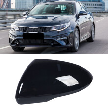 Side Mirror Cap Cover for Optima 2016-2020 Black Left ABS Replacement