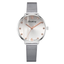 Ceas sofisticat pentru femei cu cristal de safir rezistent la zgârieturi, ceas analogic cu temperament elegant, mecanism cu cuarț impermeabil