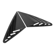 2Pcs Rear Side Window Louver Cover for FY Coupe 2018-2024 Carbon Fiber Pattern