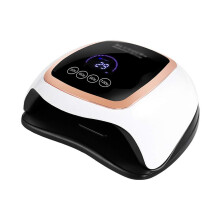 168W UV LED Nail Lamp Fast Nail Curing with Touch Control for Salon and Home Use