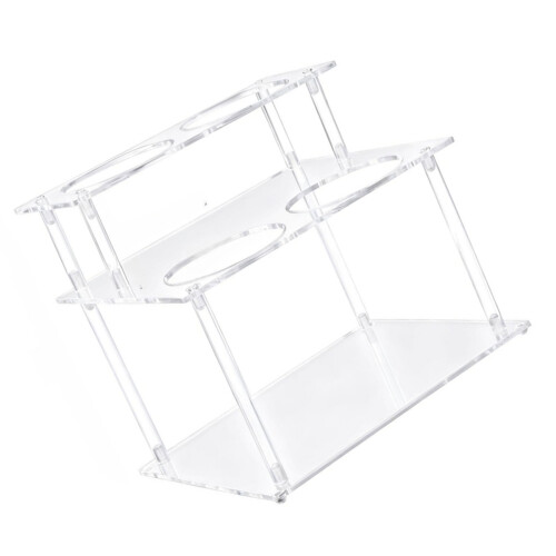 Space Saving Acrylic Shelf for Efficient Storage of Liquor and