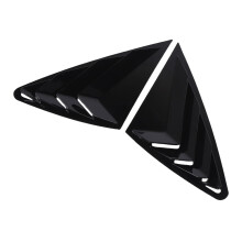 Paar Hinterfensterjalousie Lüftungsabdeckung für GLC Coupé C254 2024+ Schwarz