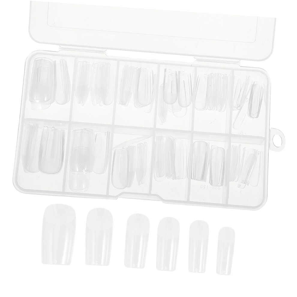 120pcs Ultra Thin Press On Nails Half Cover False Nail Tips Salon Quality Easy Application