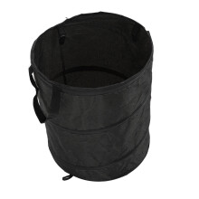 37L Faltbarer Camping-Müllbehälter - Tragbarer schwarzer Oxford-Mülleimer, 34 cm x 40 cm