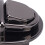 10 Sätze 40mm Tuck-Lock-Verschluss 47x47mm Silber/Schwarz 8