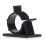 100 Pcs Black Self-Adhesive Nylon Cable Clips 8x10mm 1