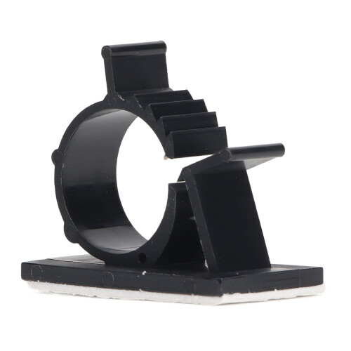 100 Pcs Black Self-Adhesive Nylon Cable Clips 8x10mm