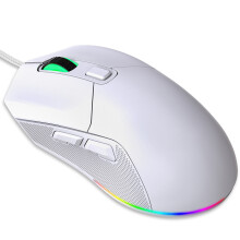 X300 RGB Gaming Mouse White, 7200 DPI, 6 Buttons, Backlit