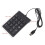 5X  USB Wired Numeric Keypad Numpad 18 Keys Digital Keyboard for Accounting Teller Laptop Windows Android (Black) 6