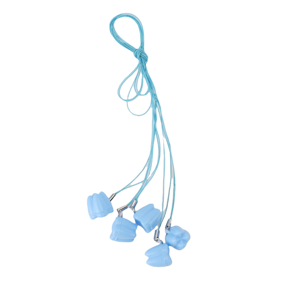 50 Pcs Kids Portable Blue Tooth Saver Necklaces and Storage Cases